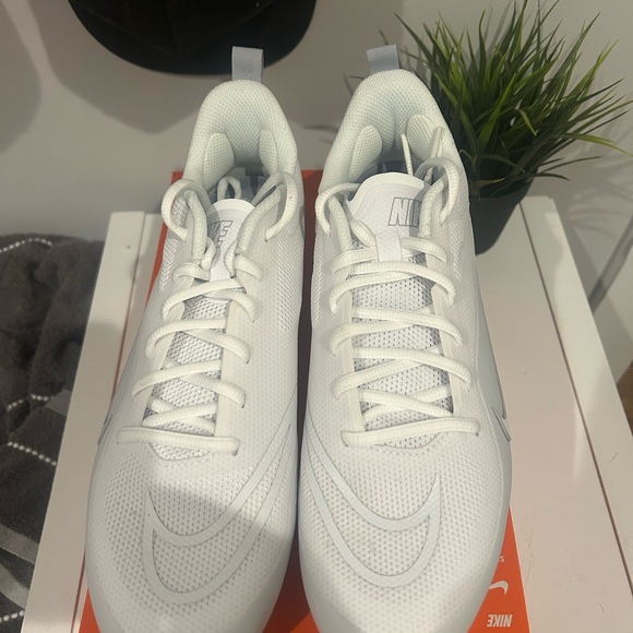 Nike Alpha Huarache 8 Pro Lacrosse Football Cleats White CW4439-110 Men Size 8.5 - Picture 2 of 8